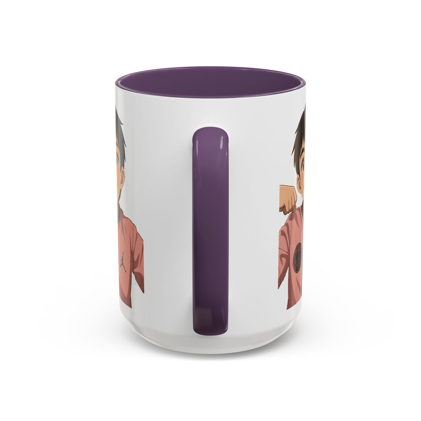 Mug officiel Yarassuca – Tasse café style anime/kawaii, céramique bicolore (11 oz / 15 oz)