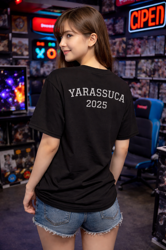 T-shirt officiel Yarassuca noir (illustration)