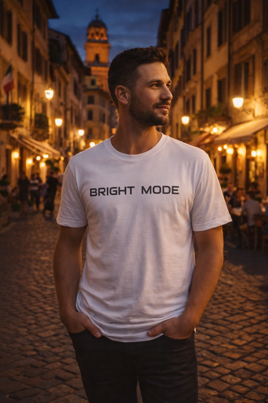 T-shirt blanc – BRIGHT MODE