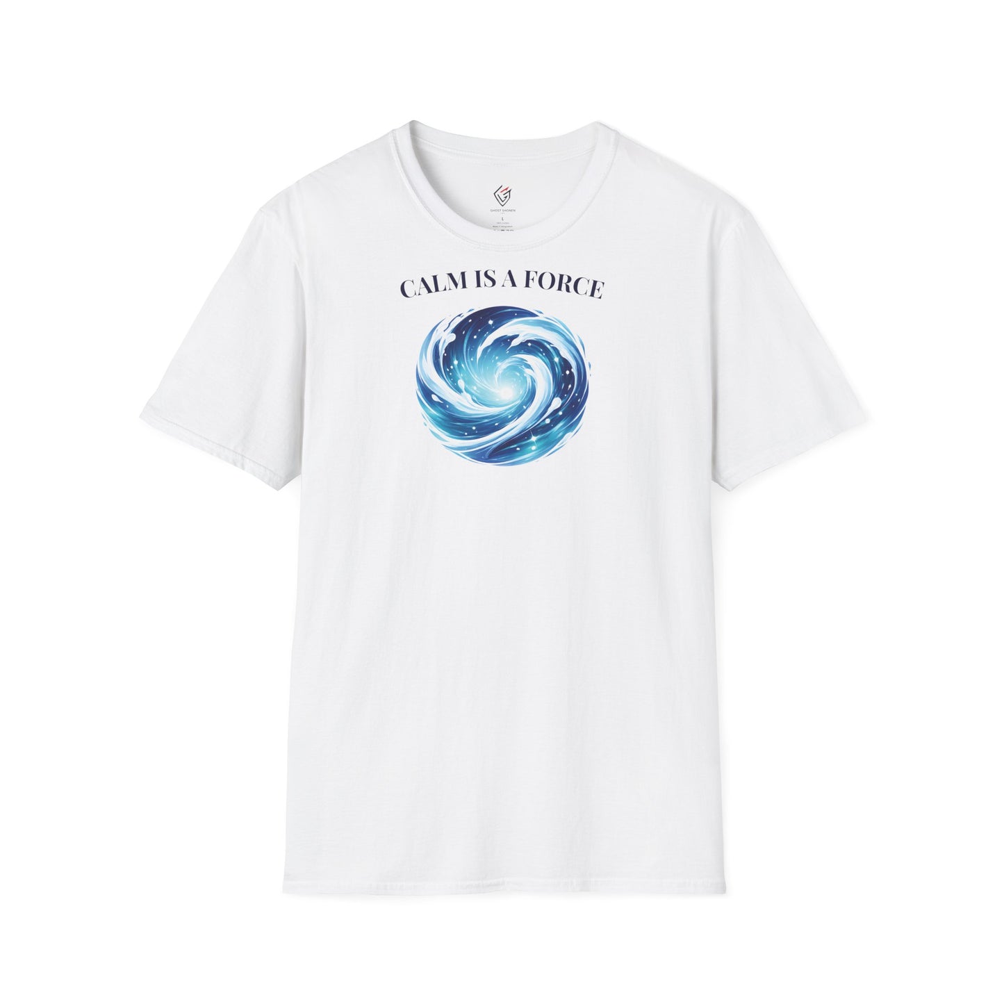 T-shirt blanc graphique – Élément : Eau