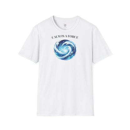 T-shirt blanc graphique – Élément : Eau