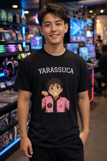 T-shirt officiel Yarassuca noir – ART ANIME (2025)