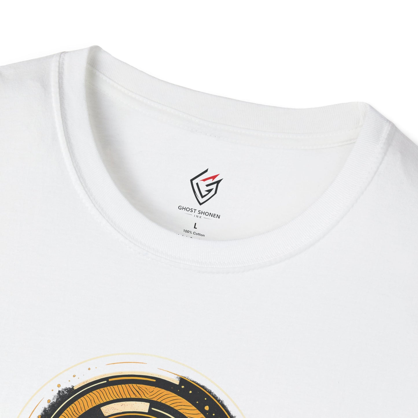 T-shirt blanc graphique – ORBITAL CORE