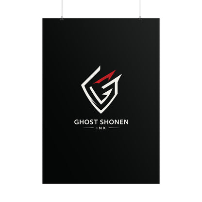 Affiche Ghost Shonen Ink — Poster noir moderne